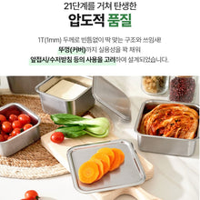 Load image into Gallery viewer, Small 2Packs , 304 Stainless Steel Food Storage Container with Lids(400+600 ml)