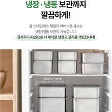 Load image into Gallery viewer, Small 2Packs , 304 Stainless Steel Food Storage Container with Lids(400+600 ml)