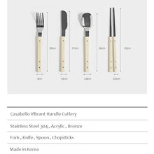 Load image into Gallery viewer, Casabello Vibrant Handle Cutlery Set Premium 304 Stainless Steel Flatware with Vibrant Polka Dot Handles, Durable & Elegant Tableware for Stylish Dining