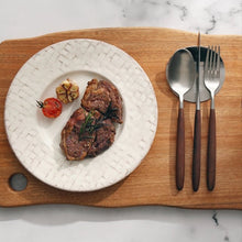 Load image into Gallery viewer, Premium Walnut wood Handle Flatware set