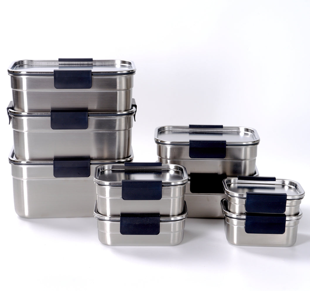 Lock & Lock 304 All Stainless Steel Thermal Lunch box Food Container Set