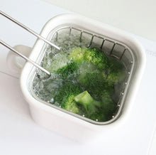 Load image into Gallery viewer, Enamel Pot & Refrigerating Containers with Cap White, Food storage, Food container