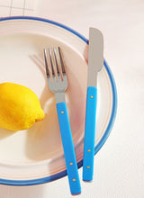 Load image into Gallery viewer, Casabello Vibrant Handle Cutlery Set Premium 304 Stainless Steel Flatware with Vibrant Polka Dot Handles, Durable & Elegant Tableware for Stylish Dining