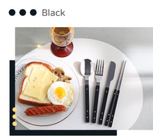 Load image into Gallery viewer, Casabello Vibrant Handle Cutlery Set Premium 304 Stainless Steel Flatware with Vibrant Polka Dot Handles, Durable & Elegant Tableware for Stylish Dining