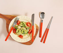 Load image into Gallery viewer, Casabello Vibrant Handle Cutlery Set Premium 304 Stainless Steel Flatware with Vibrant Polka Dot Handles, Durable & Elegant Tableware for Stylish Dining