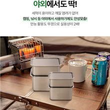 Load image into Gallery viewer, Small 2Packs , 304 Stainless Steel Food Storage Container with Lids(400+600 ml)