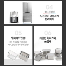 Load image into Gallery viewer, Small 2Packs , 304 Stainless Steel Food Storage Container with Lids(400+600 ml)
