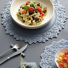 Load image into Gallery viewer, LIANA Silicone Round Placemats for Dining Table