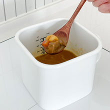 Load image into Gallery viewer, Enamel Pot & Refrigerating Containers with Cap White, Food storage, Food container