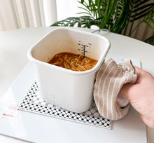 Load image into Gallery viewer, Enamel Pot & Refrigerating Containers with Cap White, Food storage, Food container