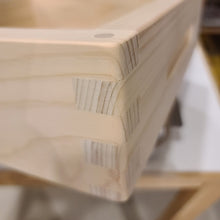 Load image into Gallery viewer, Cypress Steamer Square 2Tier with locking rabbet joints (Hinoki Steamer)