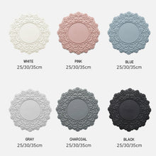 Load image into Gallery viewer, LIANA Silicone Round Placemats for Dining Table