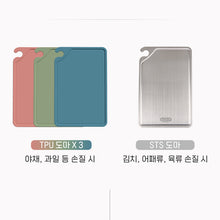 Load image into Gallery viewer, TRUE Index Cutting Board 4P set