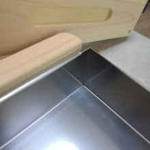 Load image into Gallery viewer, Cypress Steamer Square 2Tier with locking rabbet joints (Hinoki Steamer)