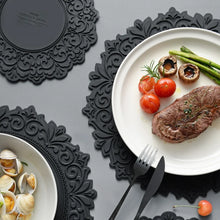 Load image into Gallery viewer, LIANA Silicone Round Placemats for Dining Table
