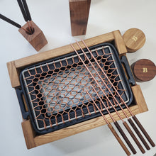 Load image into Gallery viewer, Mini Tabletop Copper gridiron Brazier