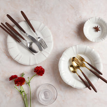 Load image into Gallery viewer, Premium Walnut wood Handle Flatware set
