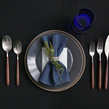 Load image into Gallery viewer, Premium Walnut wood Handle Flatware set