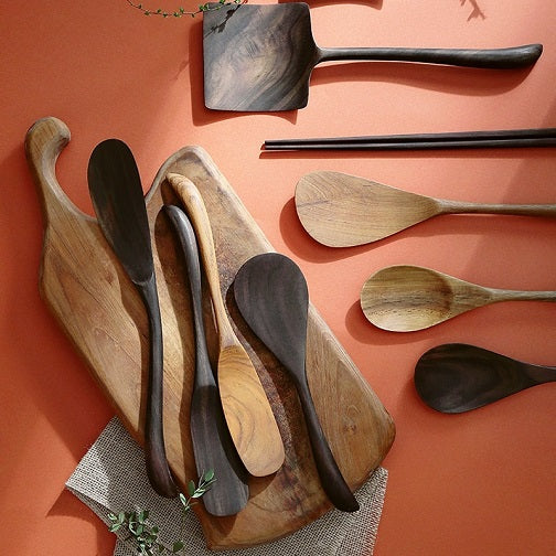 Natural wood cookware