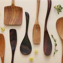 Load image into Gallery viewer, Natural wood cookware
